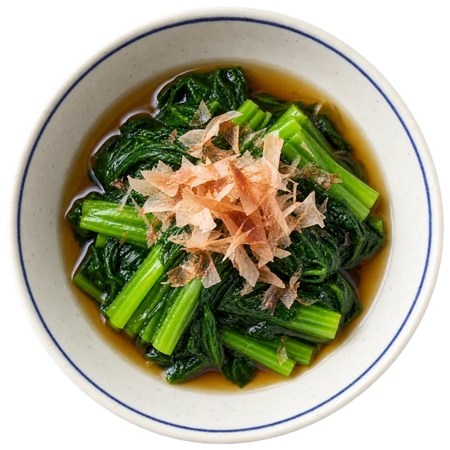 ほうれん草のおひたしの小鉢